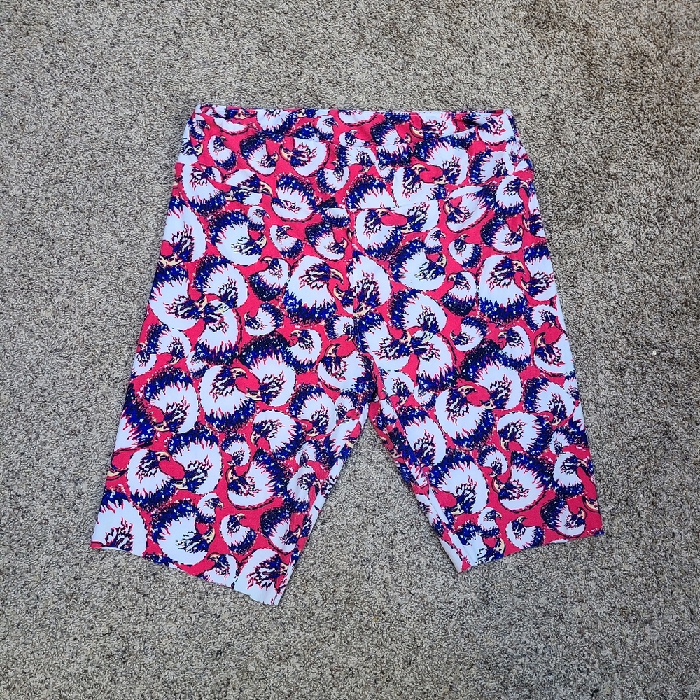 CLEARANCE Lularoe Bike Shorts American Eagle Print